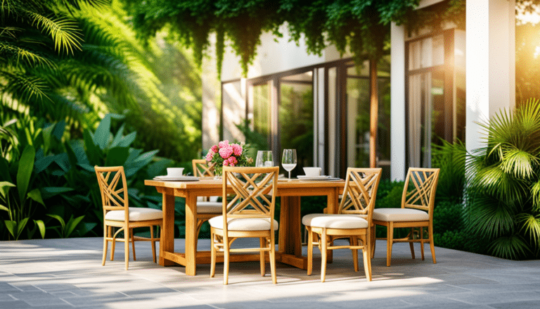 Are Bamboo Dining Chairs Suitable for Patio?